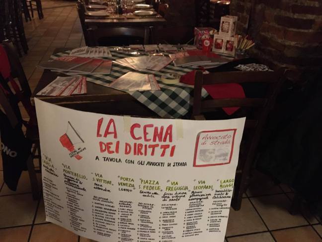 cena dei diritti
