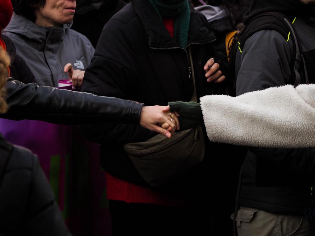 Roma, 25 novembre 2023. Manifestazione per la Giornata internazionale per l'eliminazione della violenza contro le donne. Foto di Riccardo Cavallotti, @riccardocavallotti.
